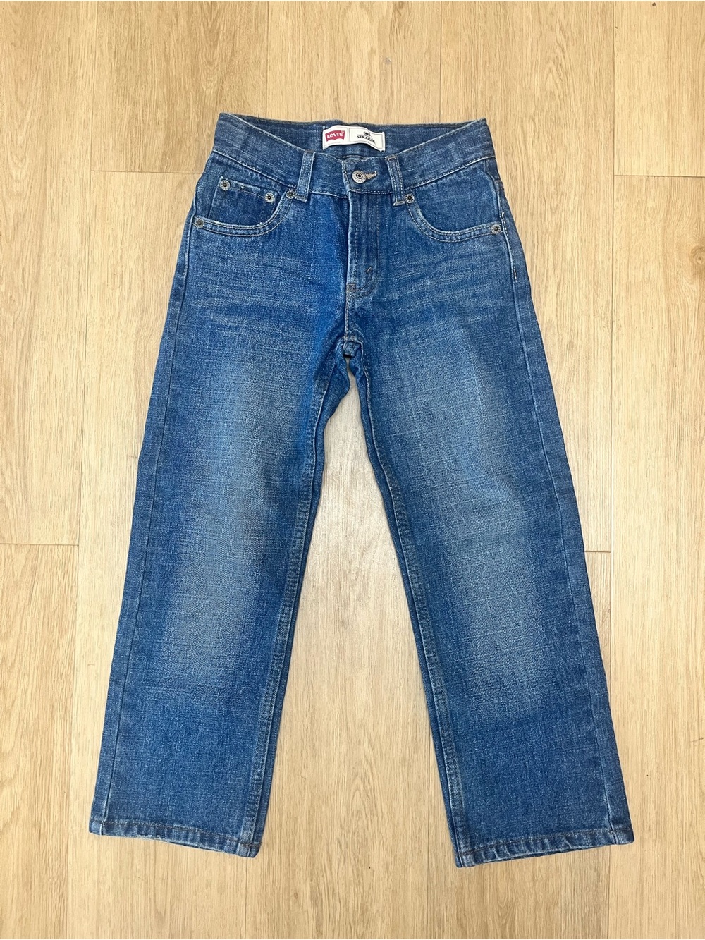 Levi's Boys Blue Straight-Leg Jeans